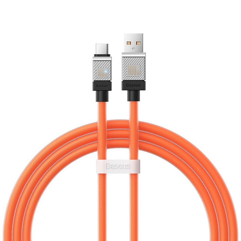 Baseus CoolPlay USB-A to Type-C Cable Πορτοκαλί 1m (CAKW000607) (200-110-608)
