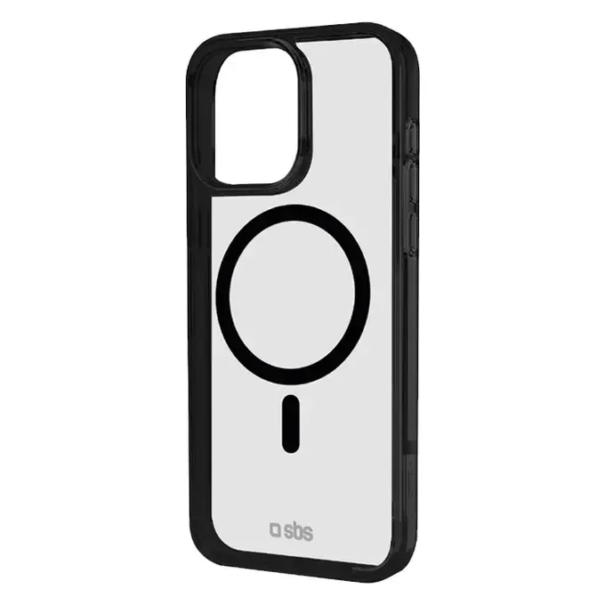 SBS Back Cover Πλαστική Θήκη iPhone 16 Pro Max (Black-Clear)