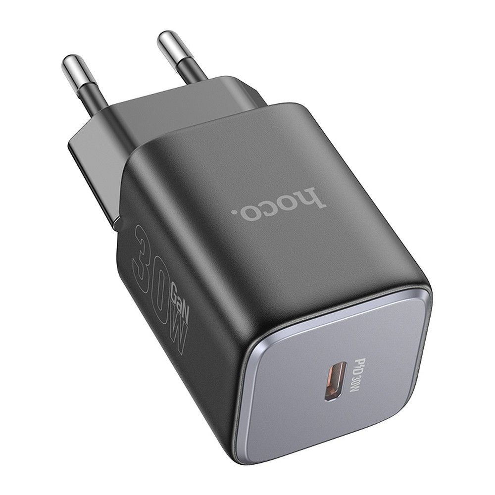 Hoco charger Type C PD QC 30W GaN N43 starlight black (6942007622943)
