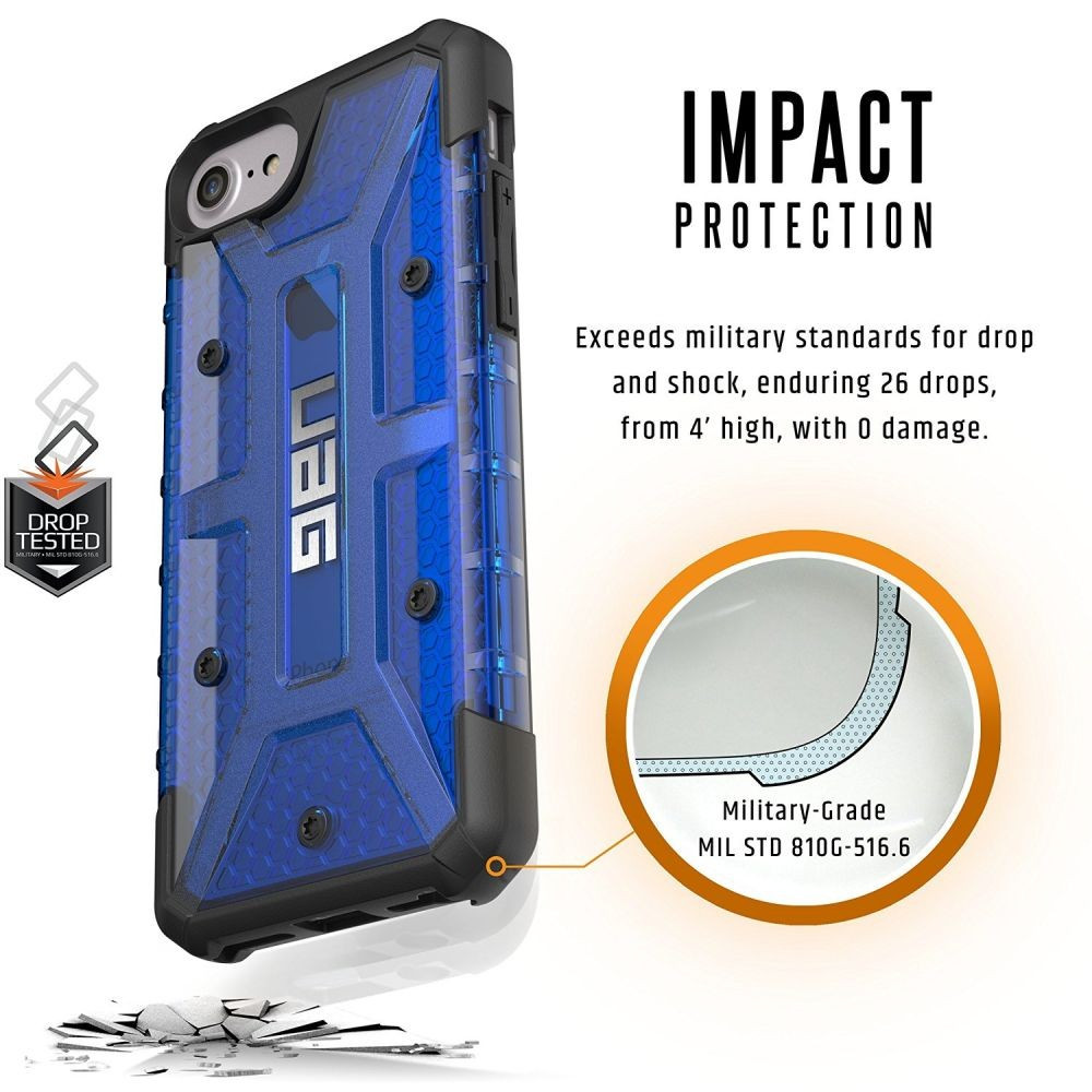 UAG Θήκη Feather-Light Composite iPhone 7 - Cobalt Blue (IPH7/6S-L-CB)