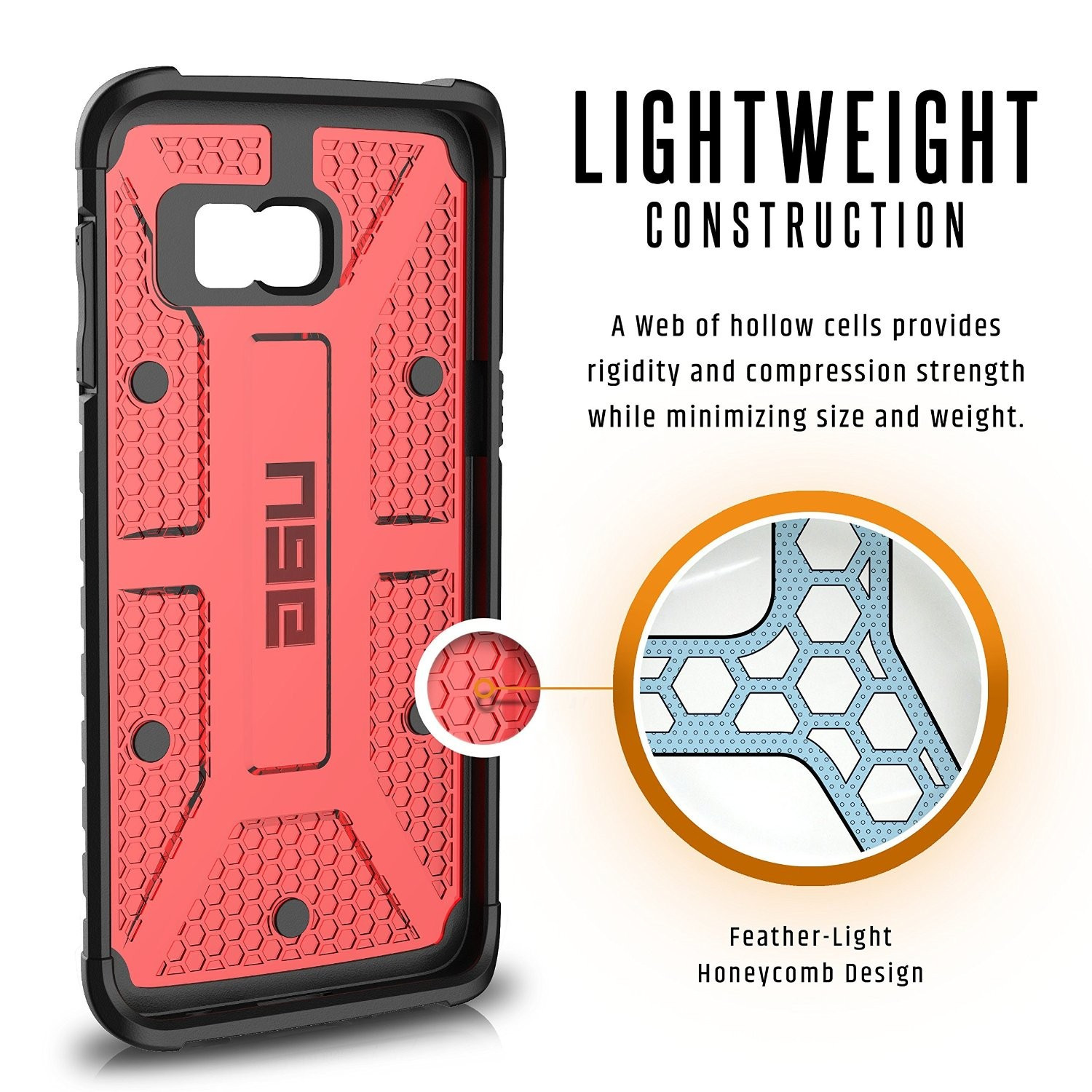 UAG Θήκη Feather-Light Composite Samsung Galaxy S6 Edge Plus - Magma (8442)
