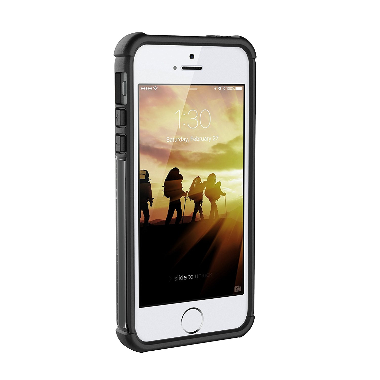 UAG Θήκη Feather-Light Composite iPhone SE/5S/5 - Ash/Black (IPHSE/5S-ASH)