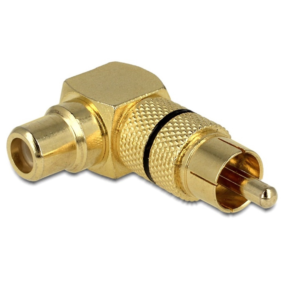 Delock Adapter RCA > RCA M/F 90° Αngled (84636)