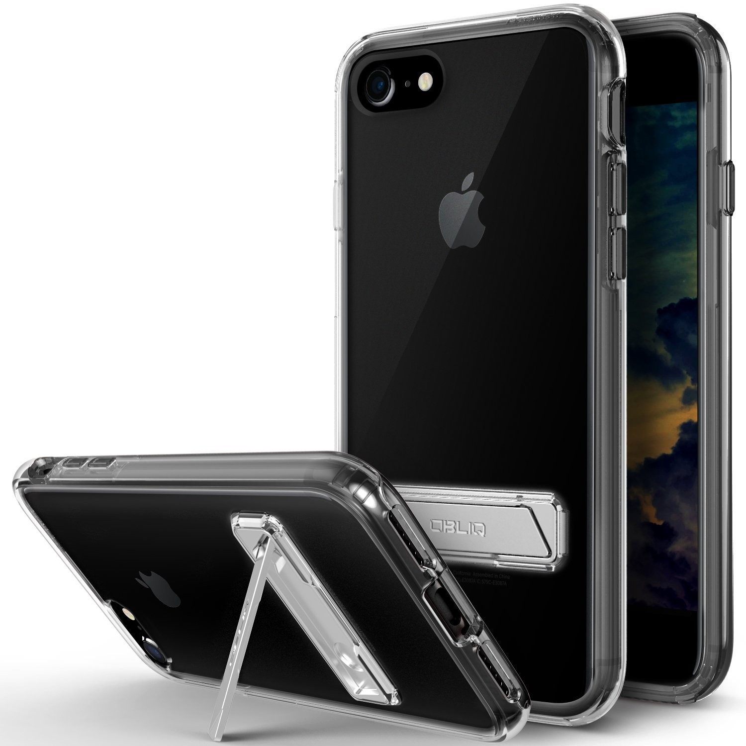 Obliq Θήκη Naked Shield Kickstand iPhone 7 - Black (61390) 