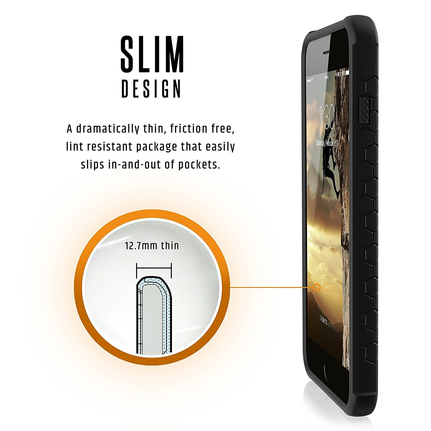 UAG Θήκη Monarch Series iPhone 7 Plus - Graphite (IPH7/6SPLS-M-GR)