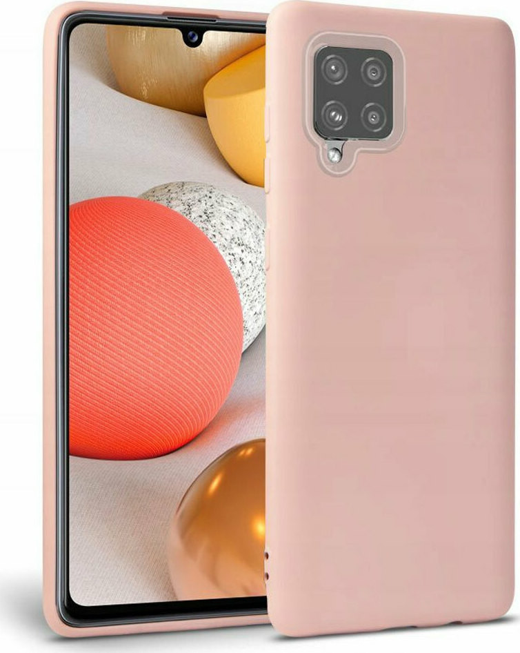 Tech-Protect Θήκη Σιλικόνης Icon Samsung Galaxy A42 5G - Pink (75244) 