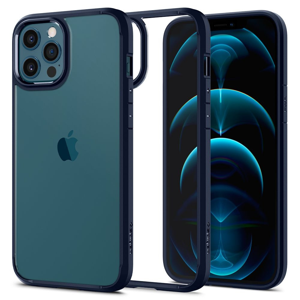 Spigen Ultra Hybrid Θήκη Apple iPhone 12 / 12 Pro - Navy Blue (ACS02251) 