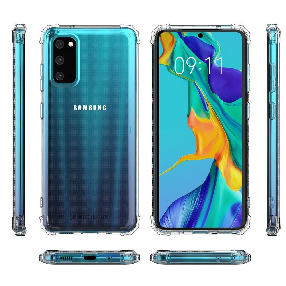 Wozinsky Anti Shock Durable Case Ανθεκτική Θήκη Σιλικόνης Clear Samsung Galaxy A41 (200-106-161)