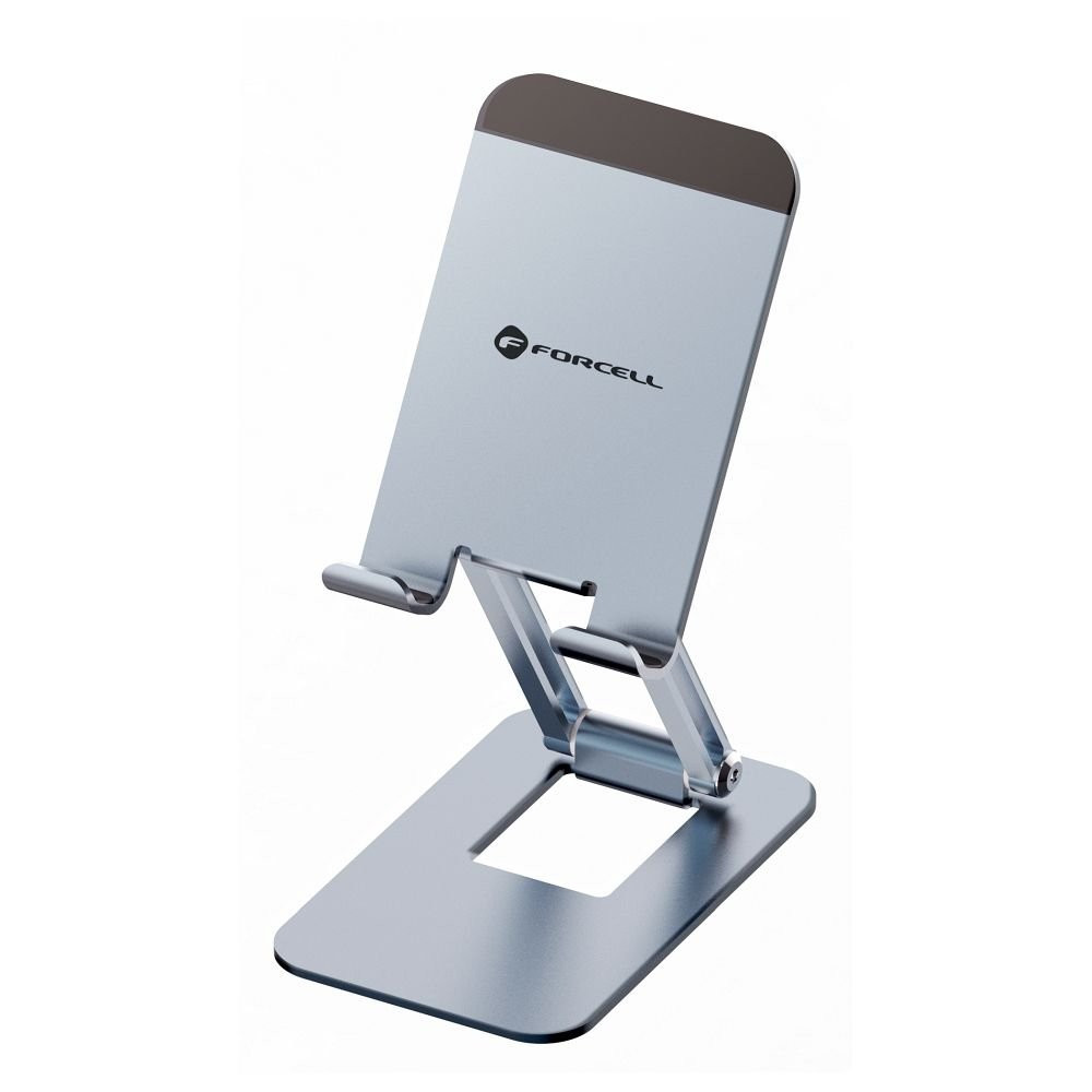 Forcell  Desk holder for phone / tablet foldable F-Grip Fold Stand 1 gray