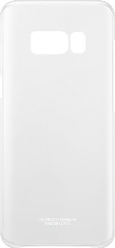 Samsung Official Ημιδιάφανη Σκληρή Θήκη Clear Cover Galaxy S8 - Silver (EF-QG950CSEGWW) 