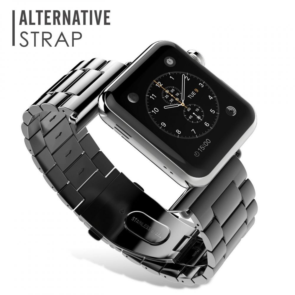 Slimlink Μεταλλικό Λουράκι για Apple Watch 3/2/1 42mm Black by Tech Protect