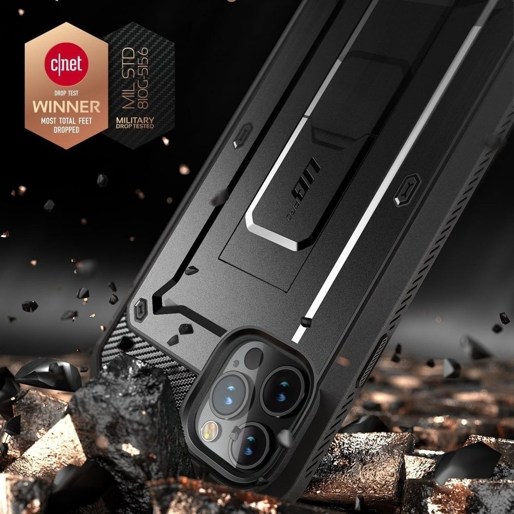 Supcase Ανθεκτική Θήκη Unicorn Beetle Pro Apple iPhone 12 / 12 Pro - Black (JYJ201016)