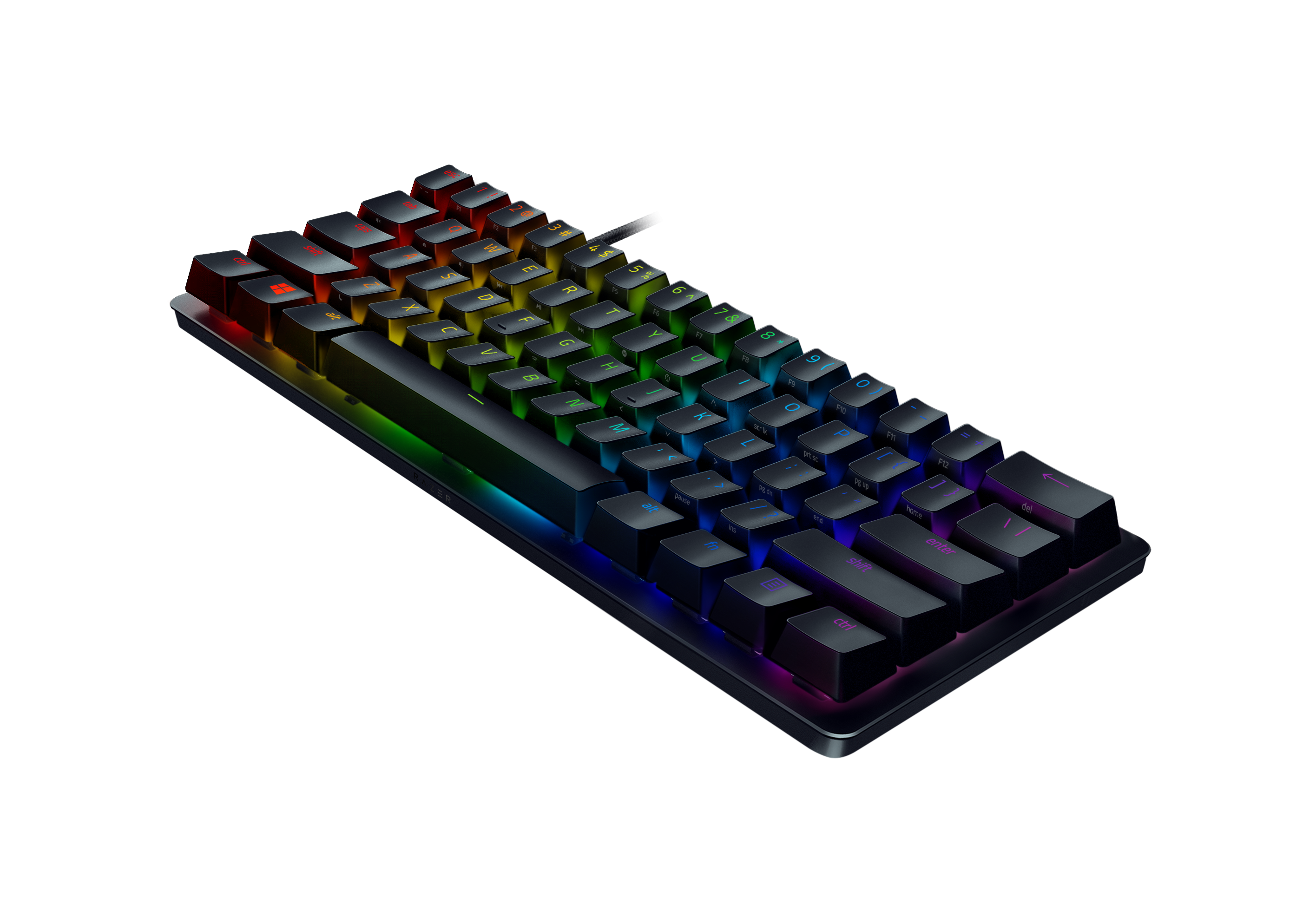 Razer HUNTSMAN MINI 60% Opto Mechanical Gaming Keyboard Purple Switch - US Layout 