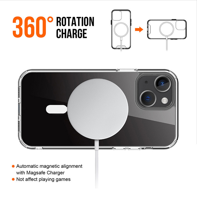 Bodycell Διάφανη Θήκη MagSafe Apple iPhone 13 - Clear (5206015000041)