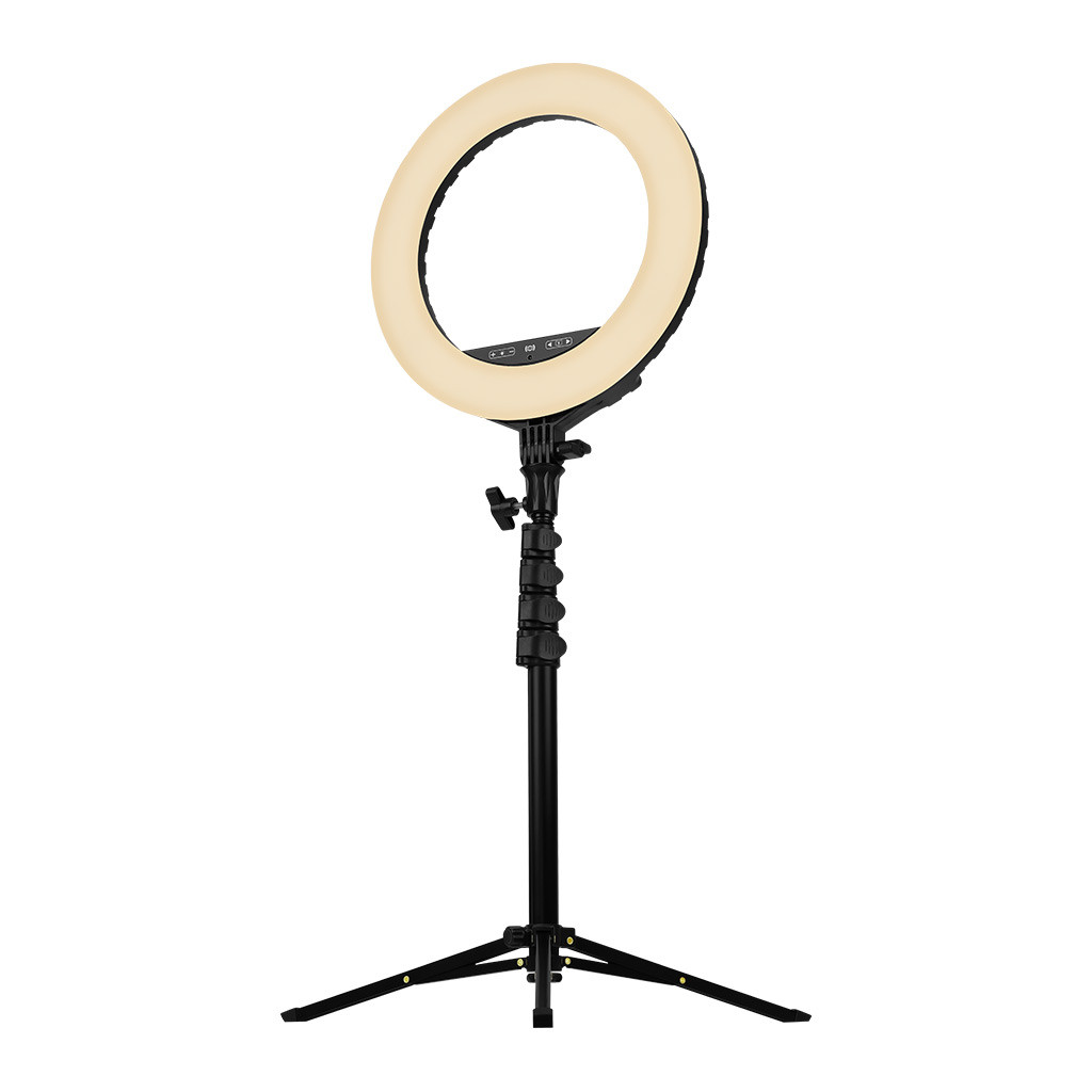 Streamplify Light 14 Streaming Ringlicht - Black 36cm & tripod - selfie stick