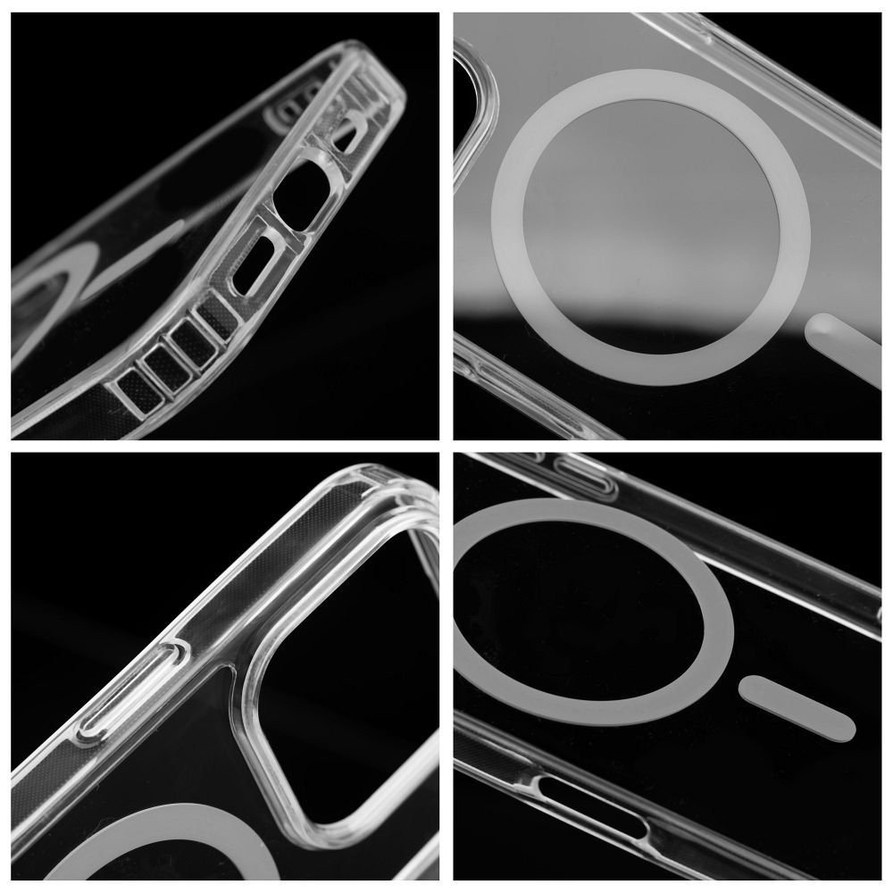 Oem Drop Glue Colorful Ring Mag Cover compatible with MagSafe for IPHONE 13 Γκρι