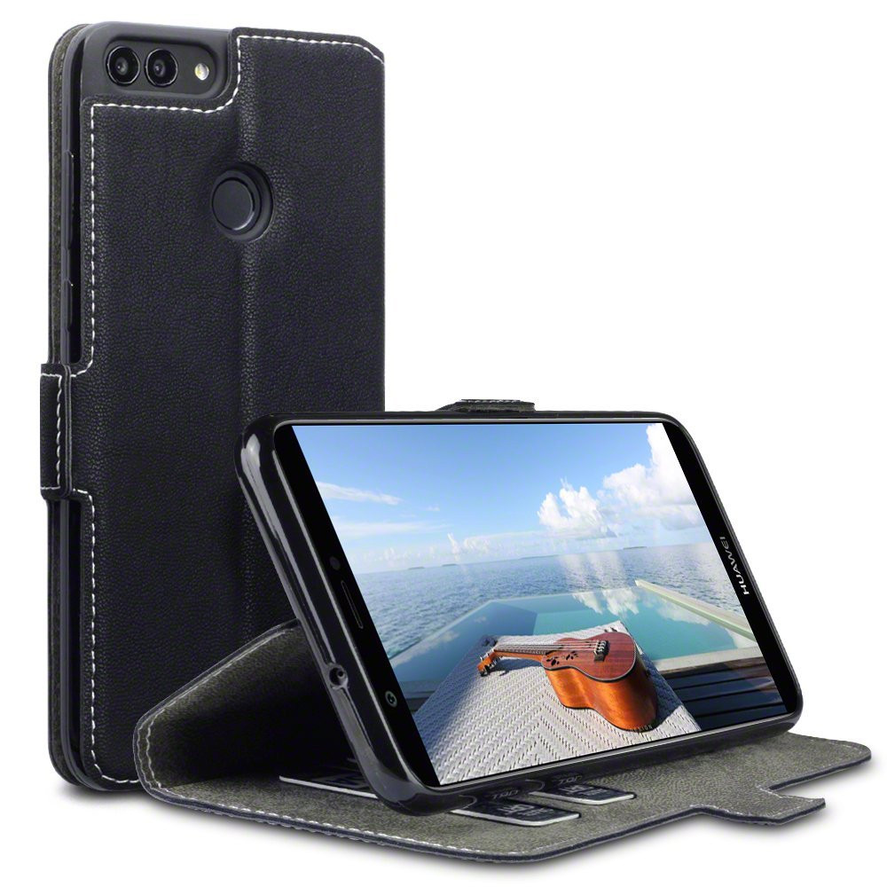 Terrapin Low Profile Θήκη - Πορτοφόλι Huawei P Smart - Black 