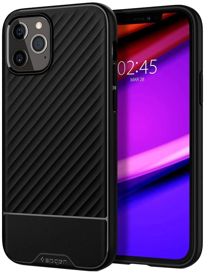Spigen Θήκη Core Armor Apple iPhone 12 Pro Max - Black (ACS01471)