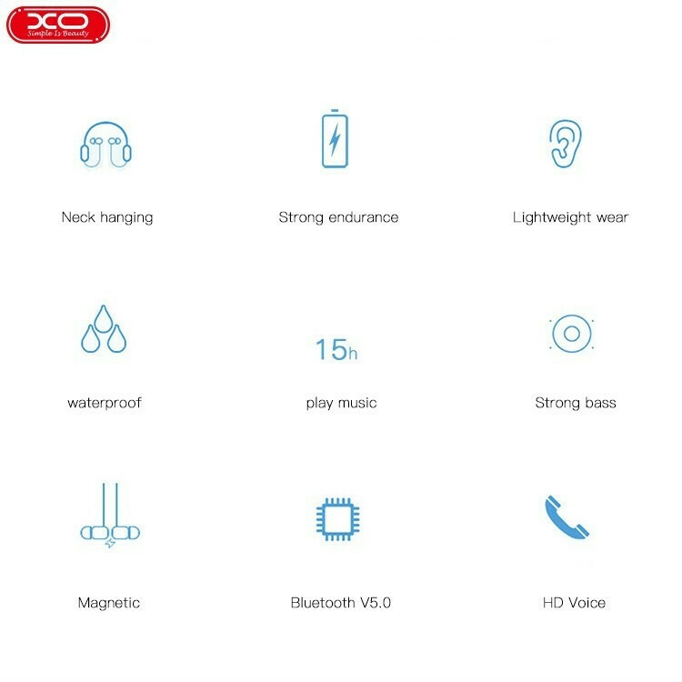 XO BS17 Earbud Bluetooth Handsfree Ακουστικά - Λευκά (200-109-467)
