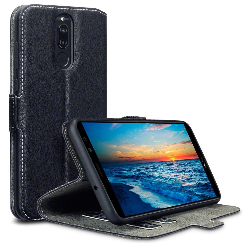 Terrapin Low Profile Thin Θήκη - Πορτοφόλι Huawei Mate 10 Lite - Black