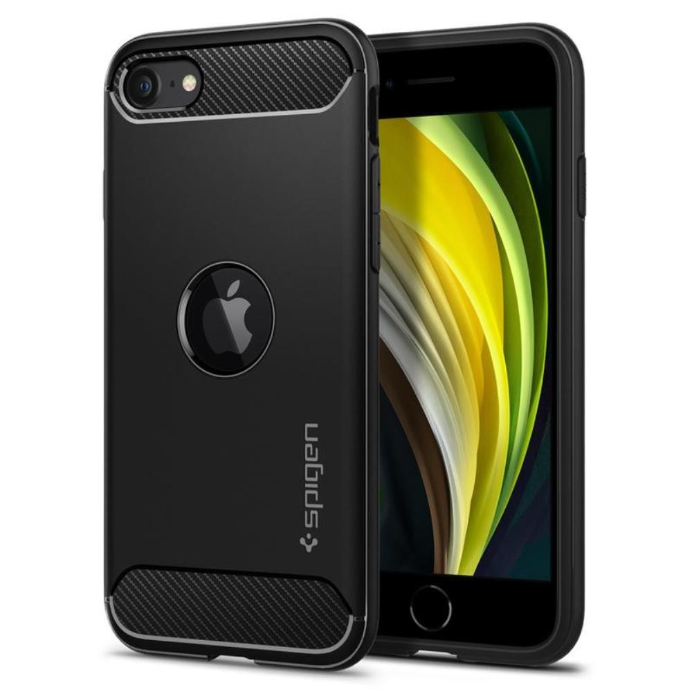Spigen iPhone SE 2020 Rugged Armor Black 