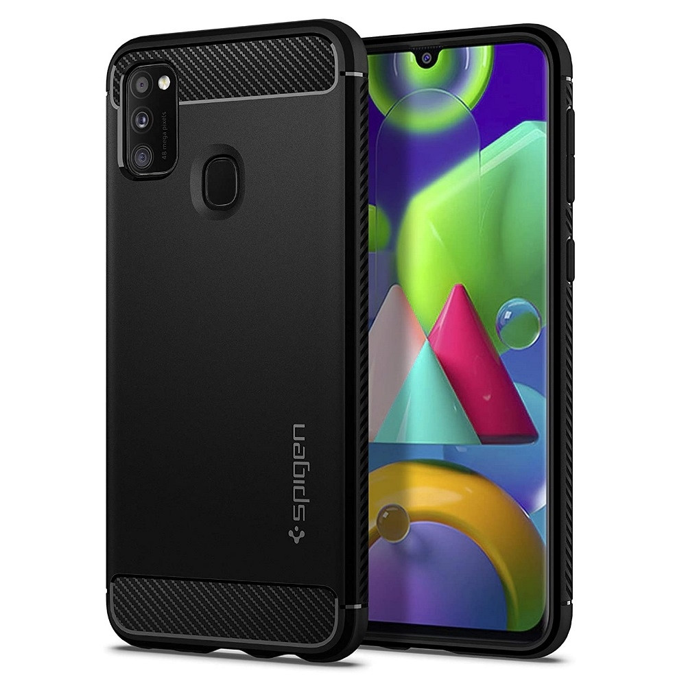 Spigen Galaxy M21 Rugged Armor Black (ACS01112)