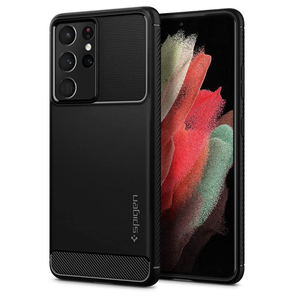 Spigen Galaxy S21 Ultra Rugged Armor Black (ACS02349)