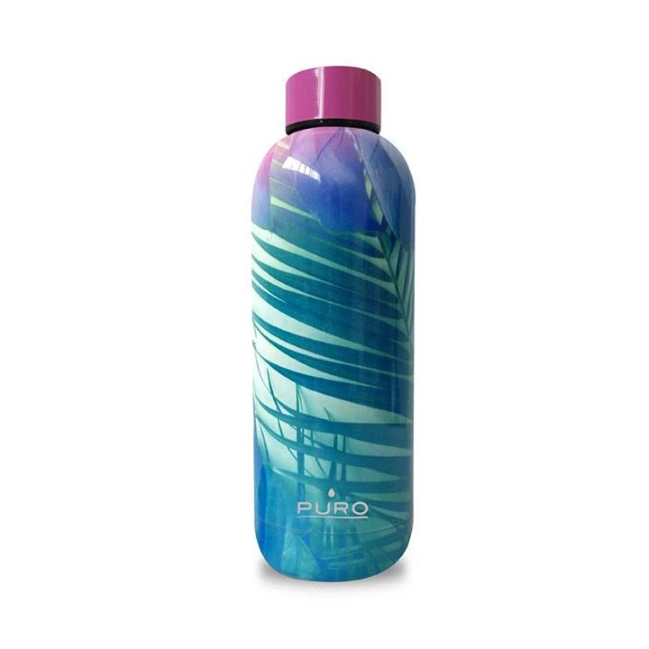 Puro Hot Cold Palms Bottle 500ml - Ροζ (WB500TROPDW2PNK) 