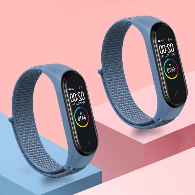Alogy Nylon Λουράκι Xiaomi Mi Band 6 / 6 NFC / 5 - Blue (5907765654620)