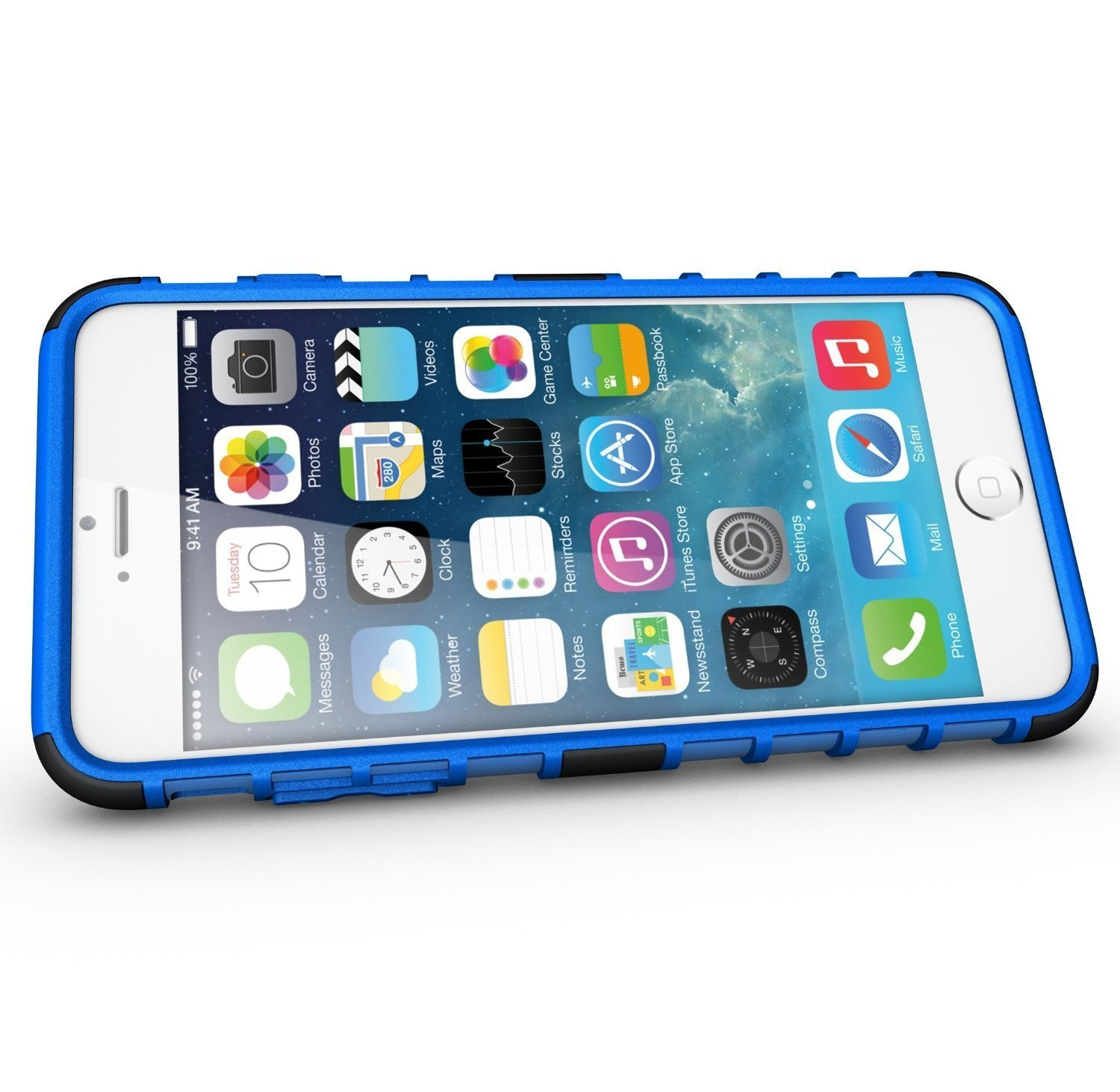 Μπλε Ανθεκτική Θήκη iPhone 6 Plus/6S Plus