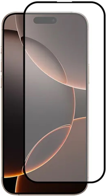 Αντιχαρακτικό Γυαλί Προστασίας Apple iPhone 16 Pro - Vivid Full Face Tempered Glass Οθόνης - Black (VITEMP497BK)