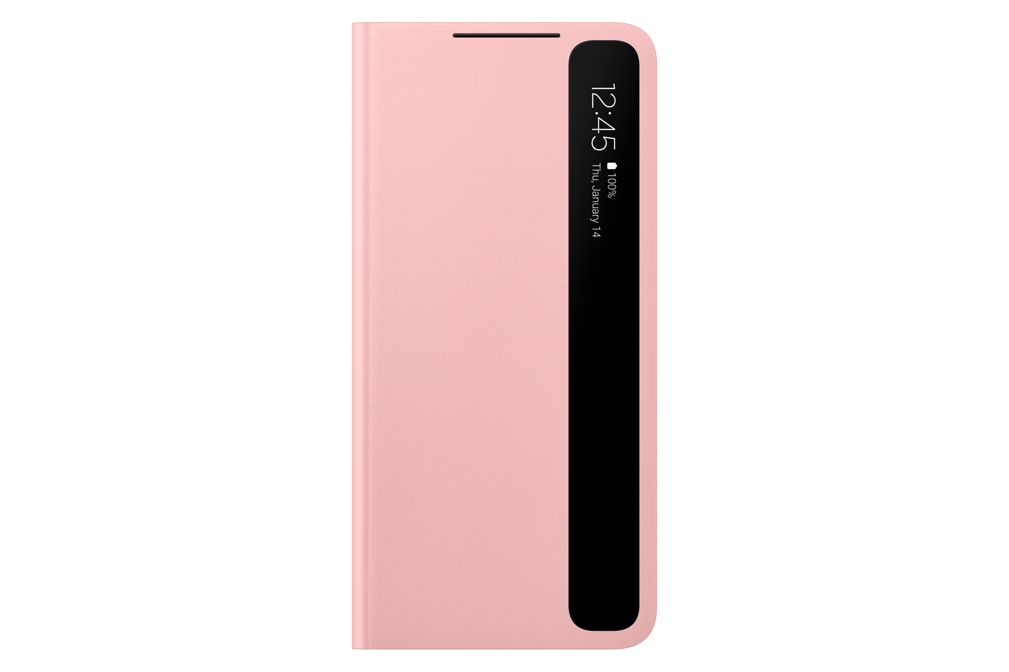 Official Samsung Clear View Cover - Θήκη Flip με Ενεργό Πορτάκι Samsung Galaxy S21 Plus 5G - Pink (EF-ZG996CPEGEE)