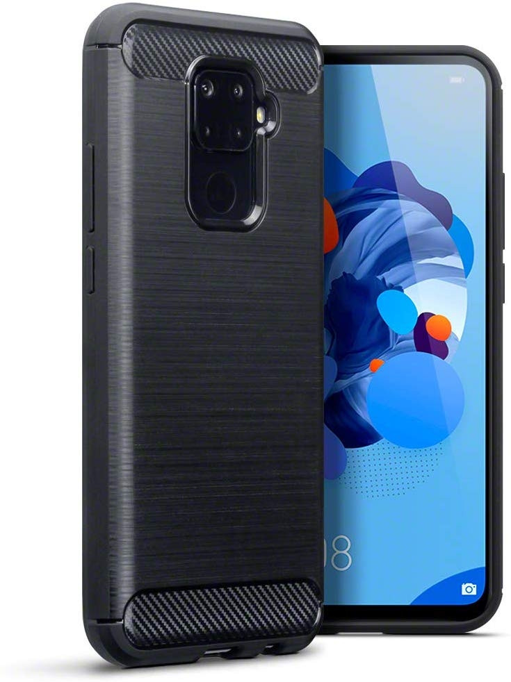 Terrapin Θήκη Σιλικόνης Carbon Fibre Huawei Mate 30 Lite - Black (118-083-212)