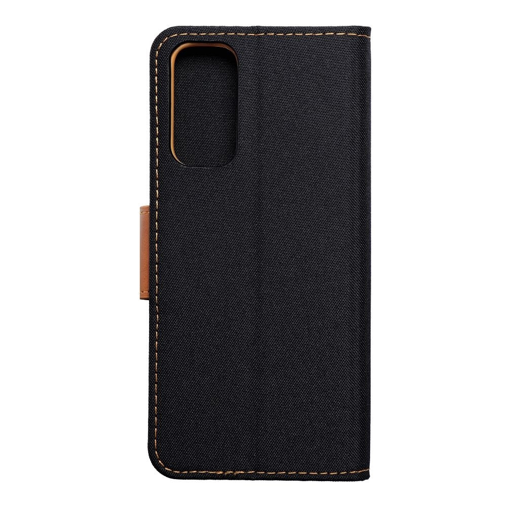 OEM Θήκη Πορτοφόλι Fancy Book για Xiaomi Redmi Note 11/11s Μαύρο / Καφέ (200-110-298)