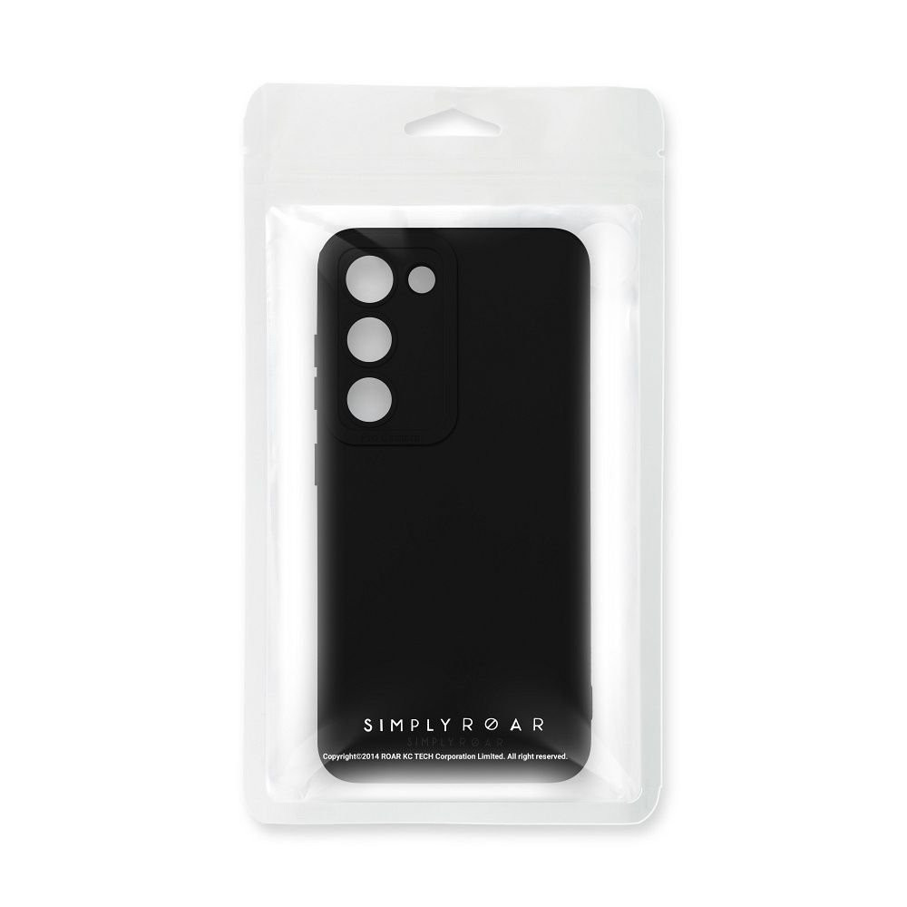 Roar Matte Glass Back Cover Σιλικόνης Samsung Galaxy A52 5G Black 