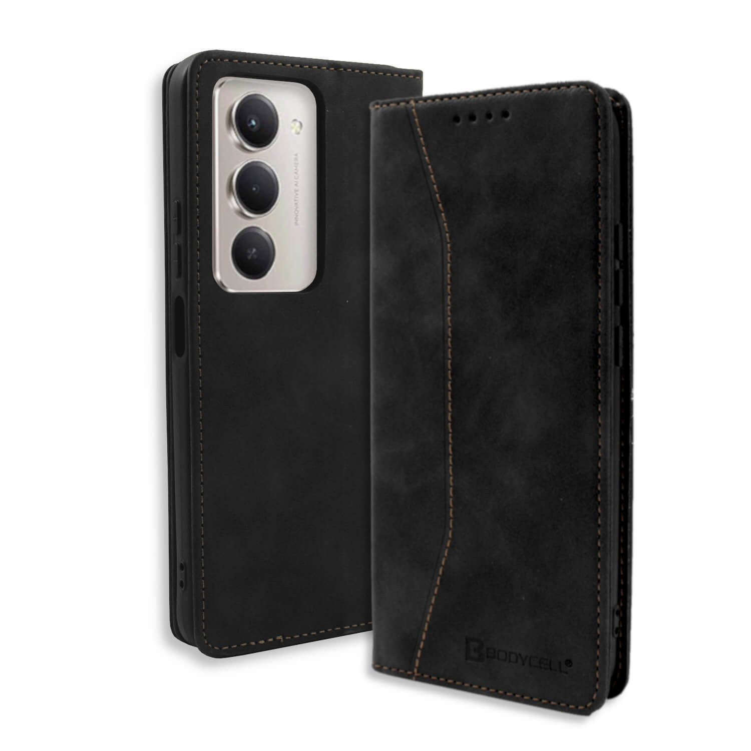 Θήκη Xiaomi Redmi 15 5G Bodycell Book Case Πορτοφόλι - Black (5206015084683)