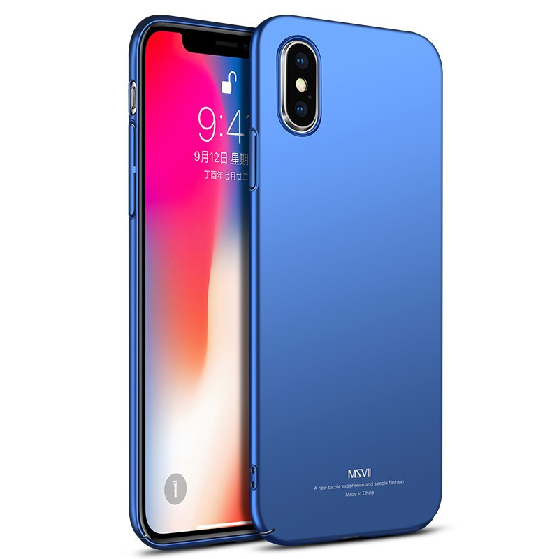 MSVII Σκληρή Θήκη PC iPhone X / 10 - Blue