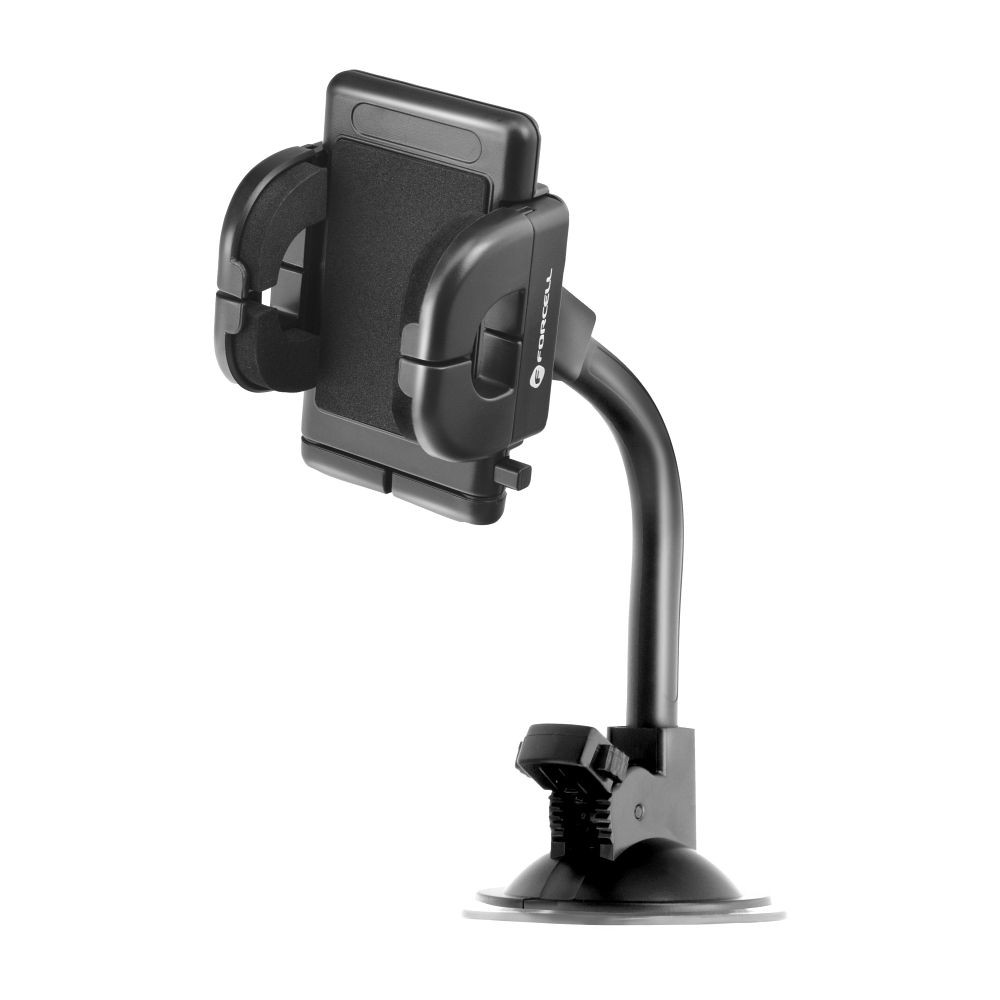 Forcell Regular 17 Holder Βάση Κινητού για το Αυτοκίνητο με βεντούζα - Black (200-110-798)
