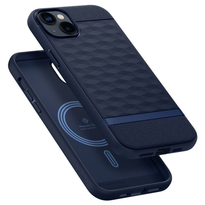 Caseology Parallax Mag Ανθεκτική Θήκη MagSafe Apple iPhone 14 - Midnight Blue (ACS05075)