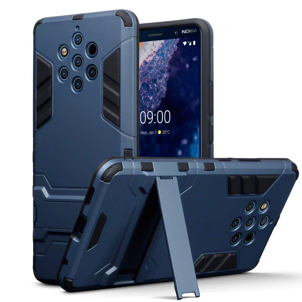 Terrapin Ανθεκτική Dual Layer Θήκη Nokia 9 Purevew - Blue (131-001-049)