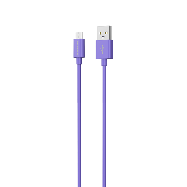 Riversong Cable USB to Micro USB 3A Lotus 08 1.2m Purple (13019389)