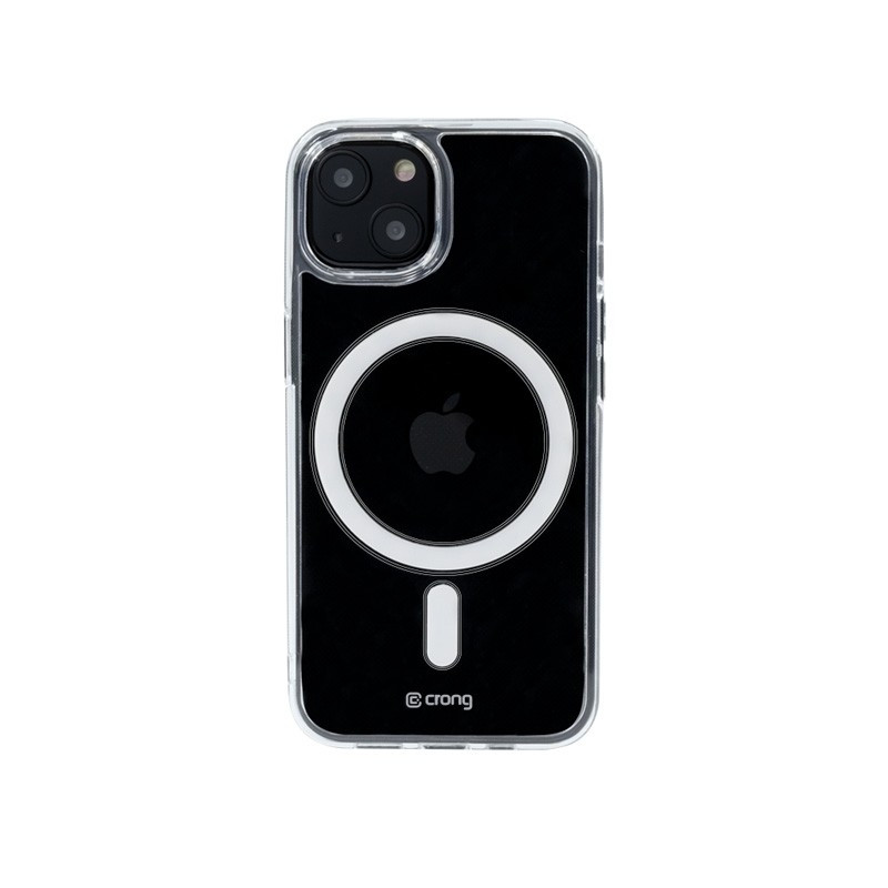 Crong Clear MagCover Διάφανη Θήκη MagSafe με TPU Bumper Apple iPhone 13 mini - Clear (CRG-CLRM-IP1354-TRS) 