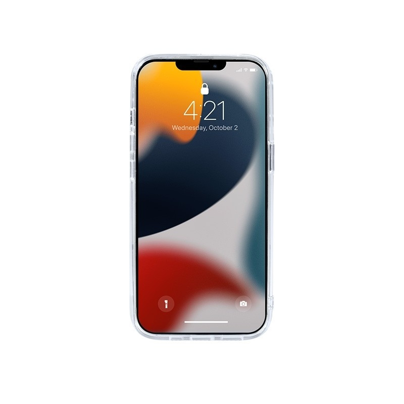 Crong Clear MagCover Διάφανη Θήκη MagSafe με TPU Bumper Apple iPhone 13 mini - Clear (CRG-CLRM-IP1354-TRS) 