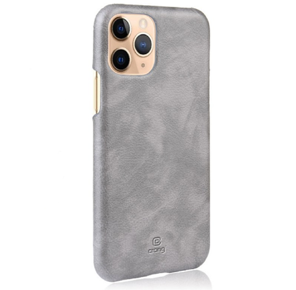 Crong Essential Cover - Σκληρή Θήκη Apple iPhone 11 Pro Max - Grey (CRG-ESS-IP11PM-GRY)