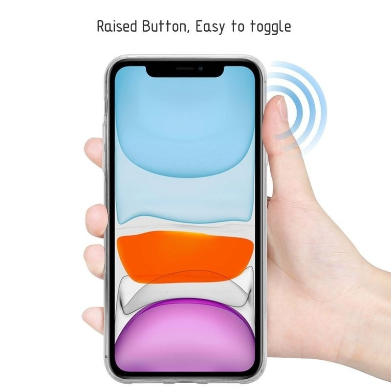 Crong Slim Διάφανη Θήκη Σιλικόνης Apple iPhone 11 - 0.8mm - Clear (CRG-CRSLIM-IP11-TRS)