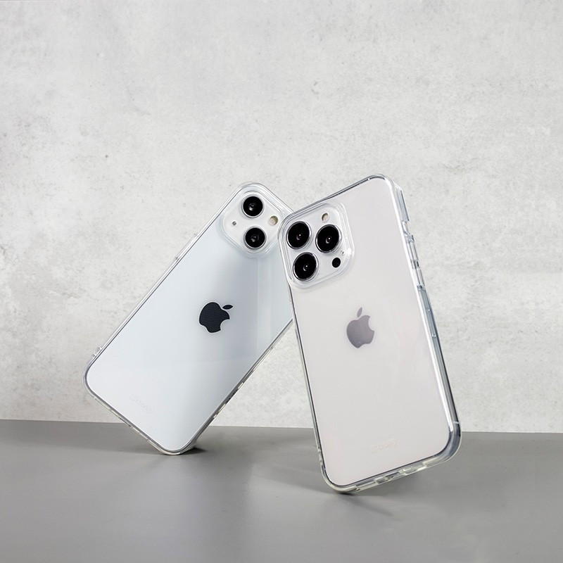 Crong Slim Διάφανη Θήκη Σιλικόνης Apple iPhone 13 mini - 0.8mm - Clear (CRG-CRSLIM-IP1354-TRS)