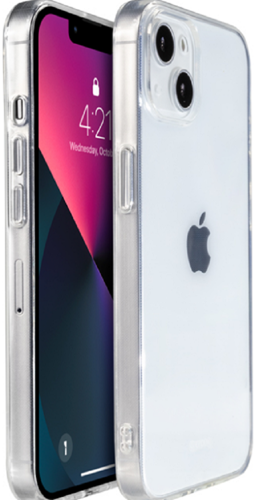 Crong Slim Διάφανη Θήκη Σιλικόνης Apple iPhone 13 mini - 0.8mm - Clear (CRG-CRSLIM-IP1354-TRS)