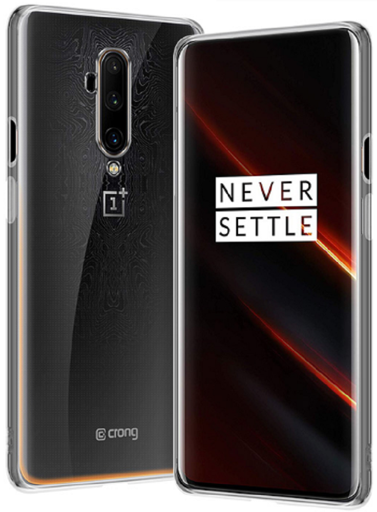 Crong Slim Διάφανη Θήκη Σιλικόνης OnePlus 7T Pro - 0.8mm - Clear (CRG-CRSLIM-OP7TP-TRS)