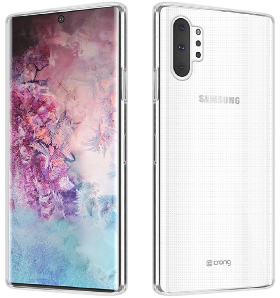 Crong Slim Διάφανη Θήκη Σιλικόνης Samsung Galaxy Note 10 Plus  - 0.8mm - Clear (CRG-CRSLIM-SGN10P-TRS)