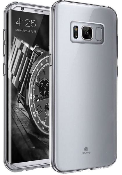 Crong Slim Διάφανη Θήκη Σιλικόνης Samsung Galaxy S8 - 0.8mm - Clear (CRG-CRSLIM-SGS8)